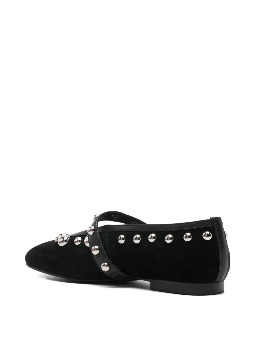 Bibi Lou Leren ballerina's Zwart