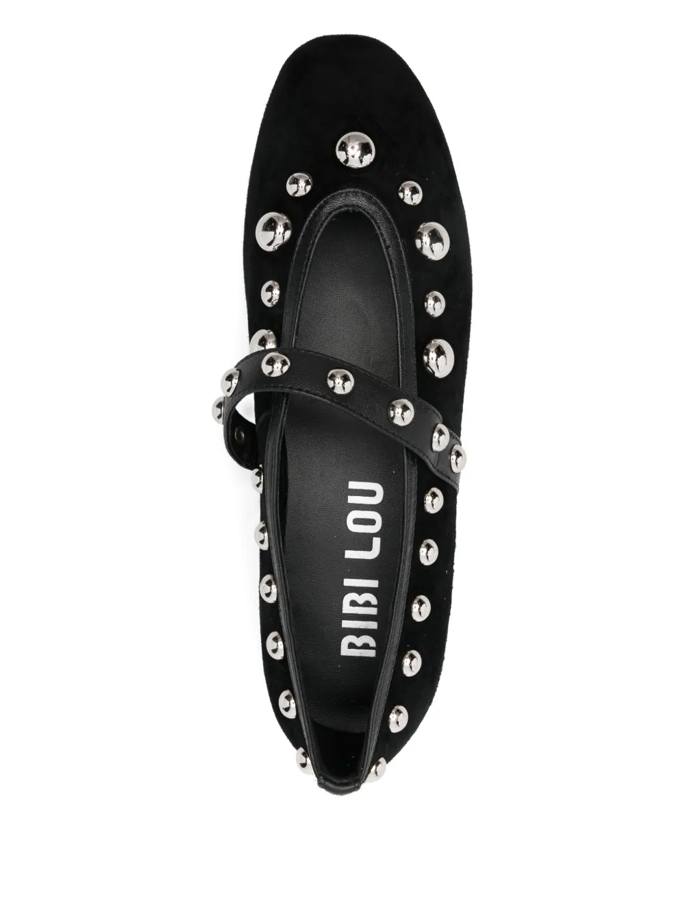 Bibi Lou Leren ballerina's Zwart