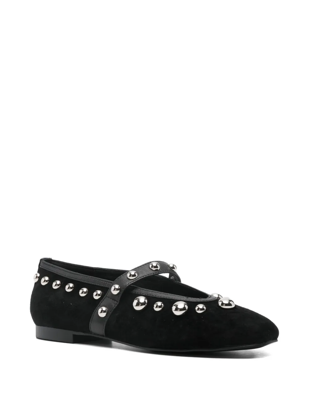 Bibi Lou leather ballet flats - Zwart