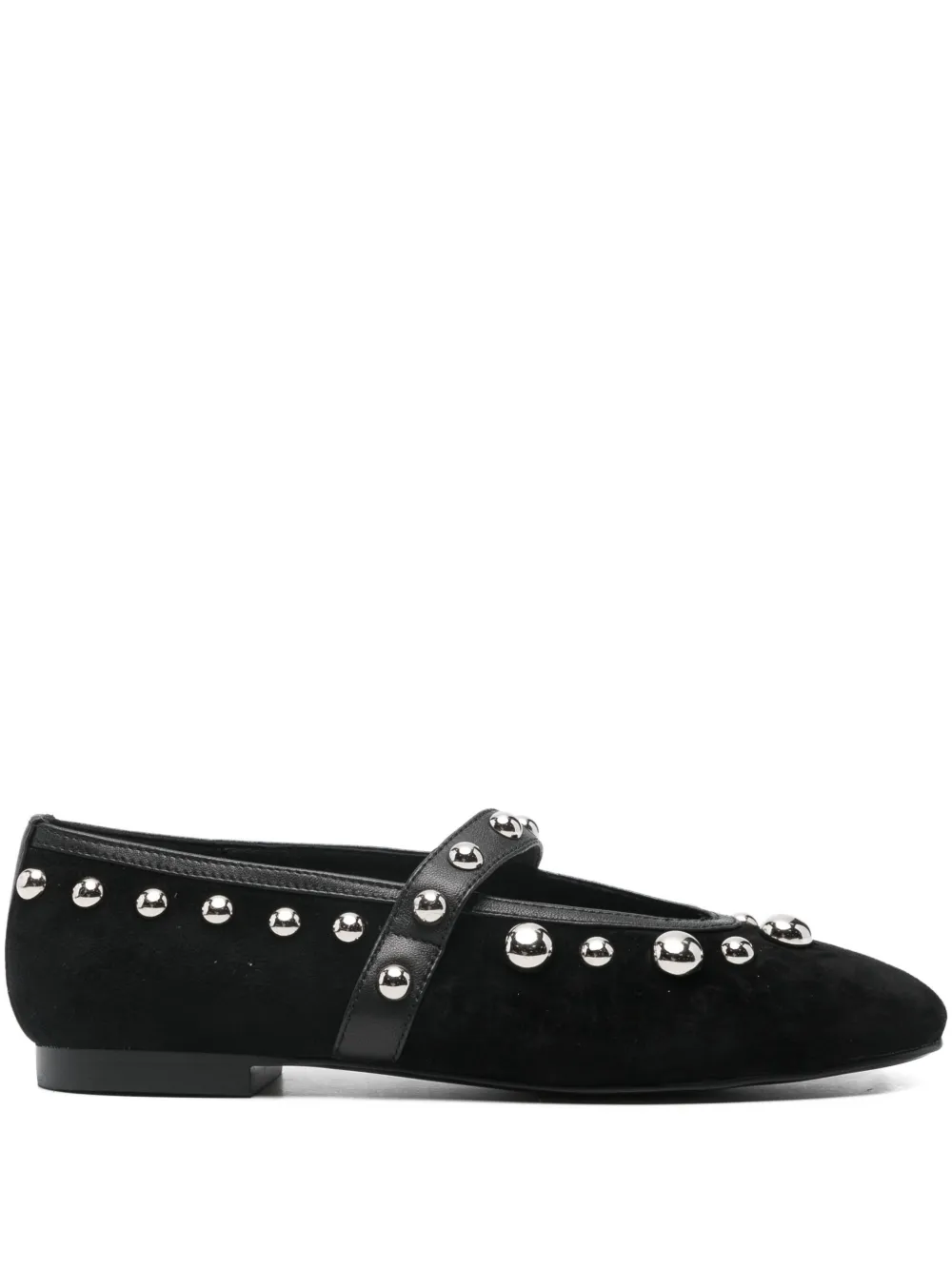 Bibi Lou Leren ballerina's Zwart