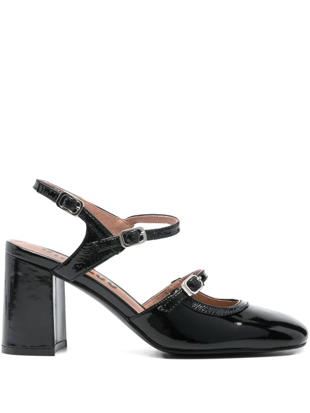 Bibi Lou leather heeled pumps Black