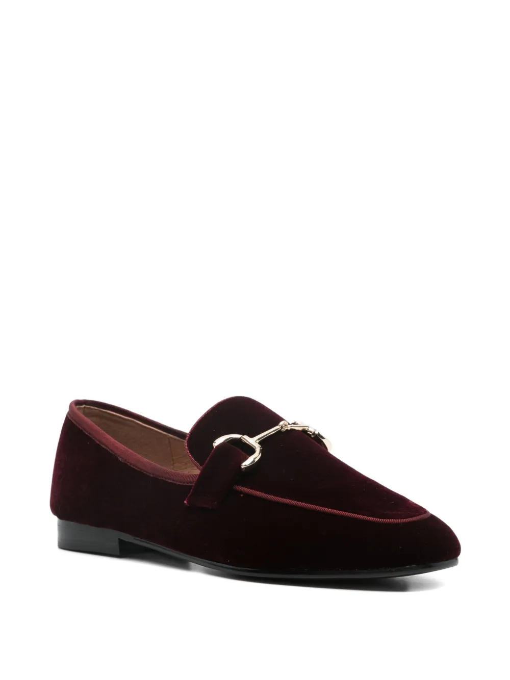 Bibi Lou velvet loafers Red