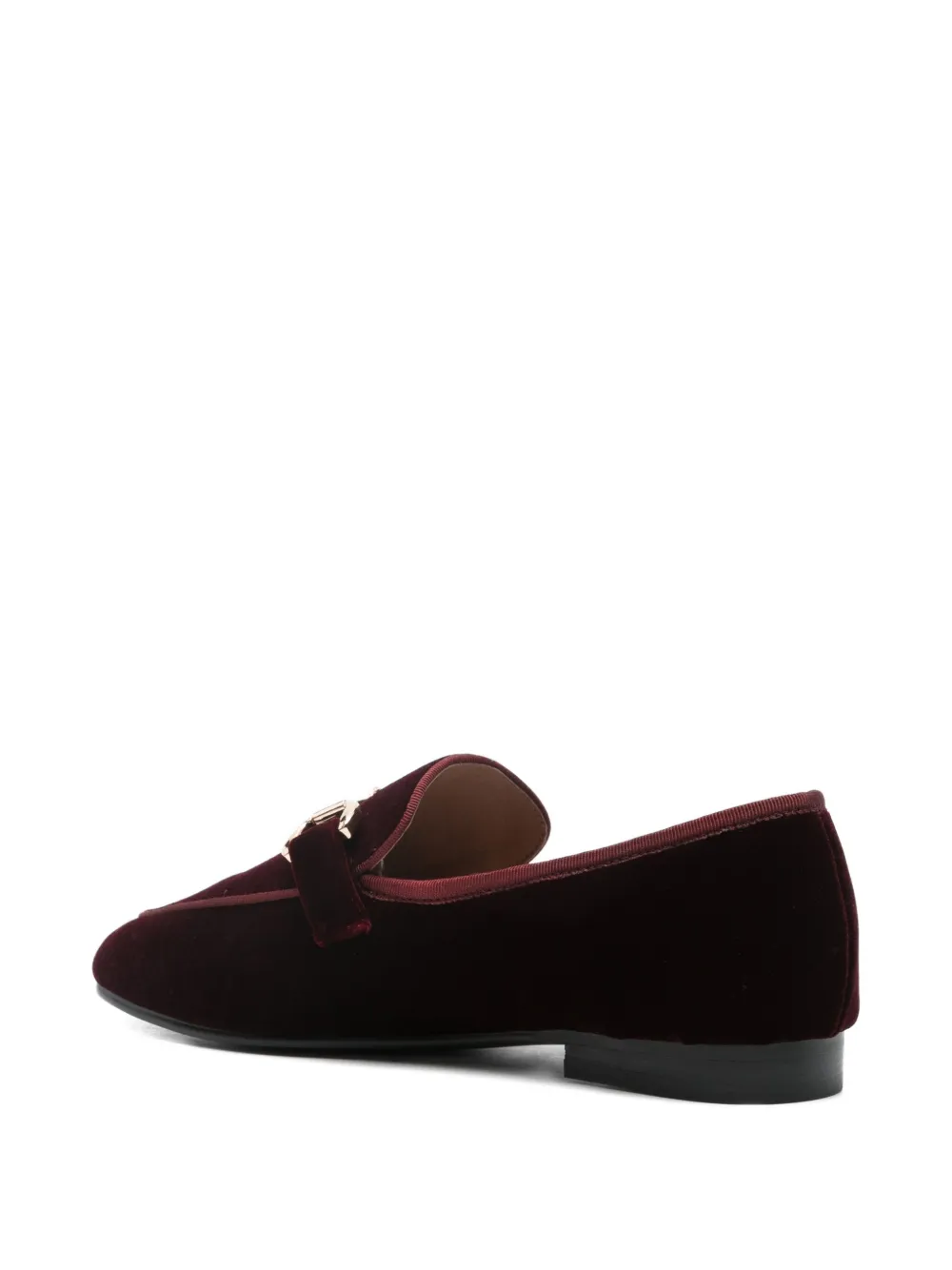 Bibi Lou velvet loafers Red