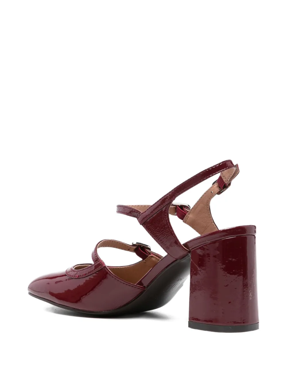 Bibi Lou Pumps met leren hak Rood