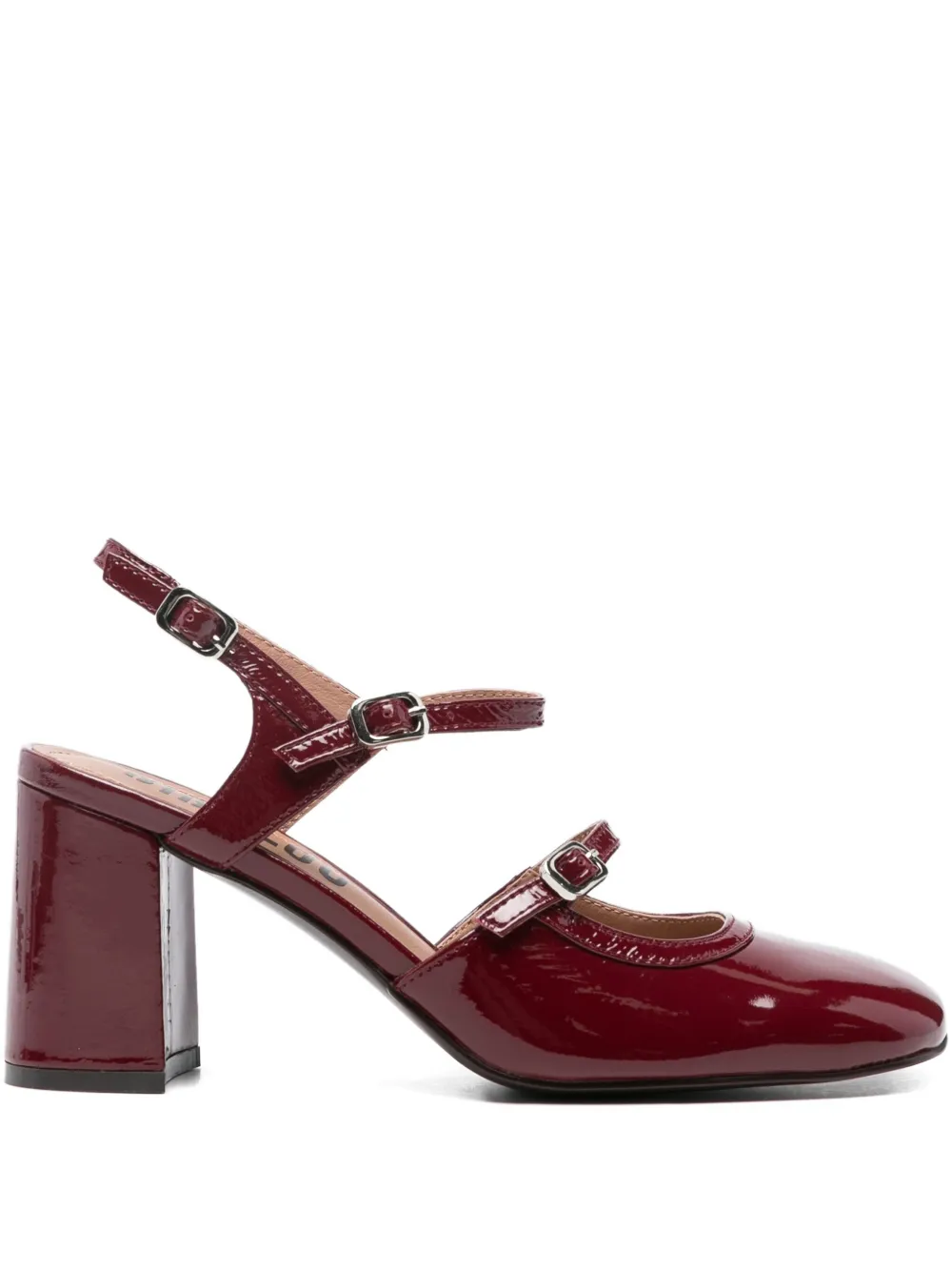 Bibi Lou leather heeled pumps Red