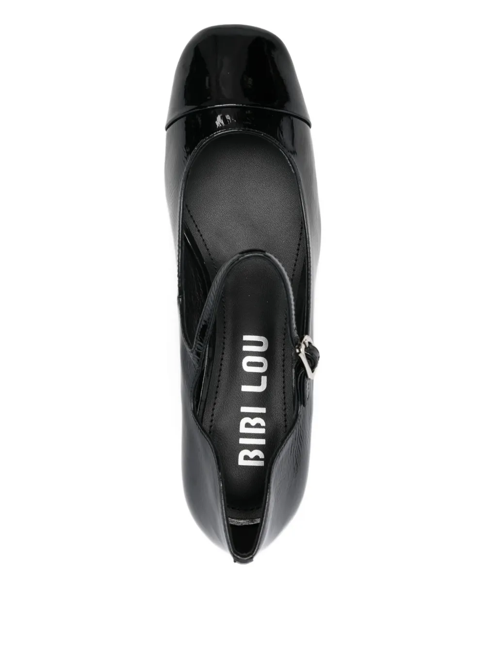 Bibi Lou 50 mm leren pumps met hak Zwart