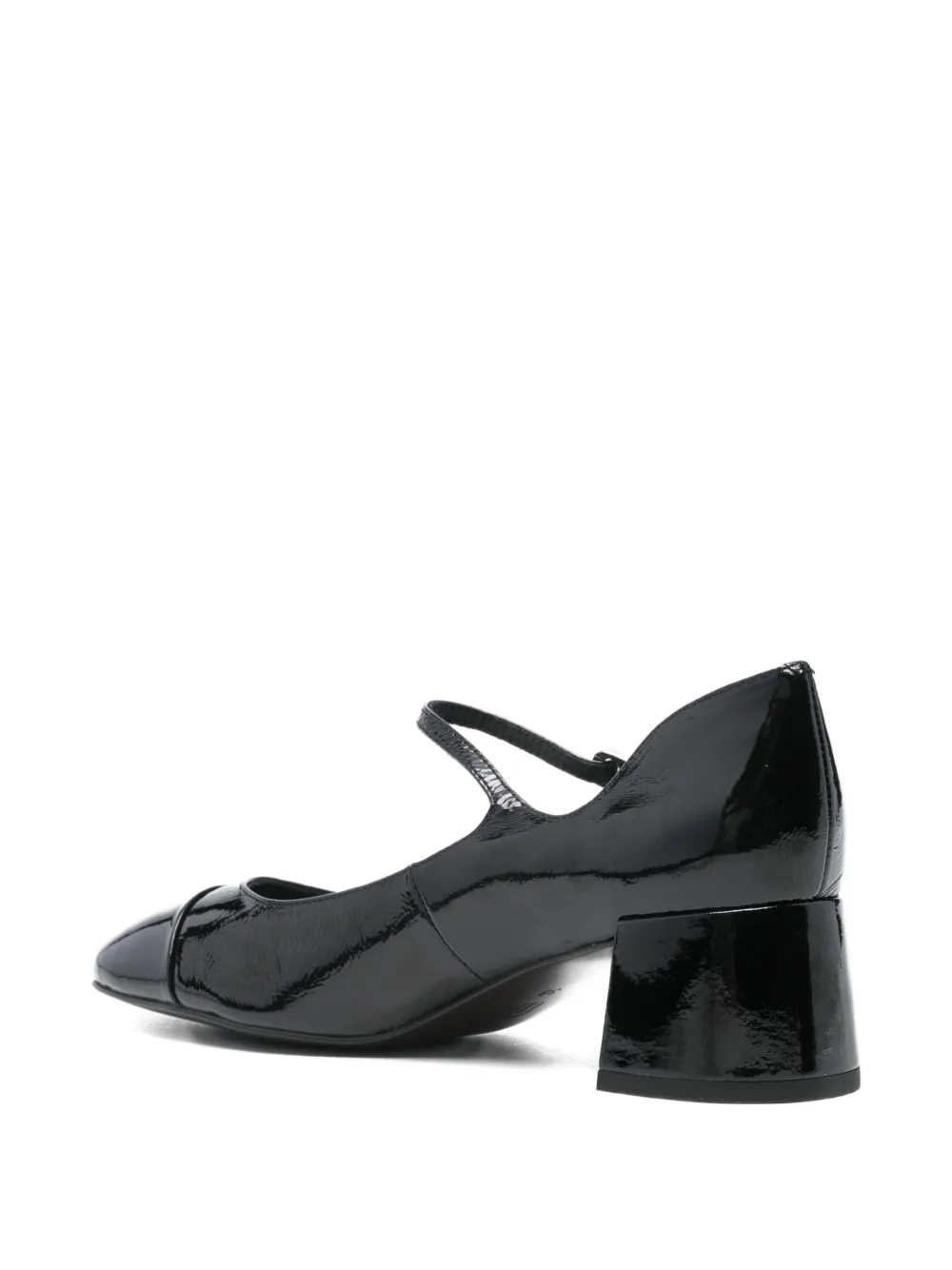 Bibi Lou 50 mm leren pumps met hak Zwart