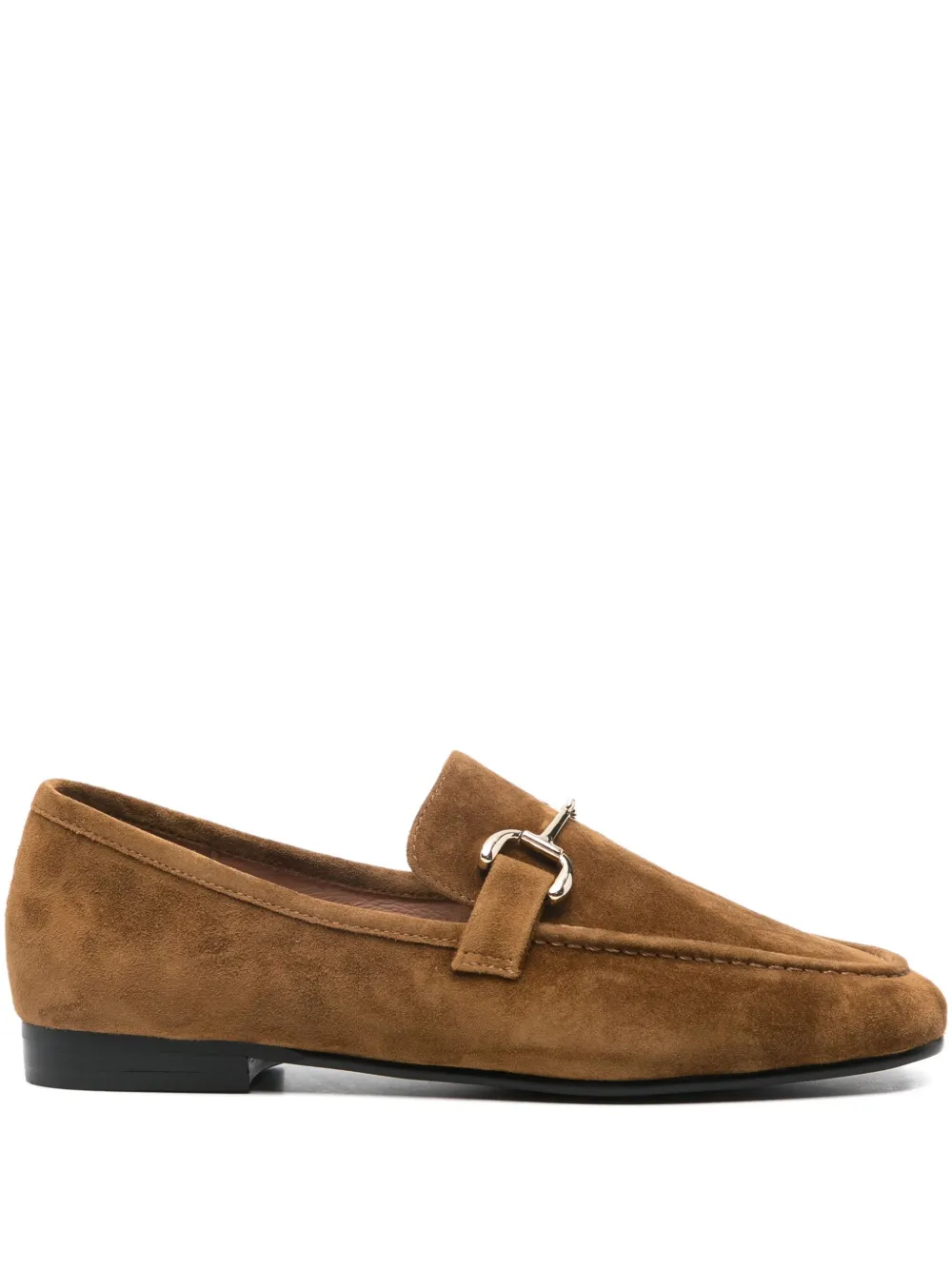 Bibi Lou Leather Loafers In Brown