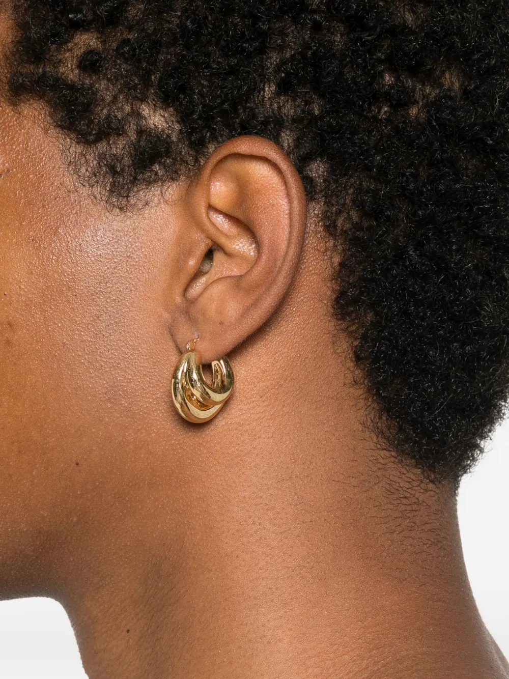 Panconesi chunky hoop earrings | Women | Image 2