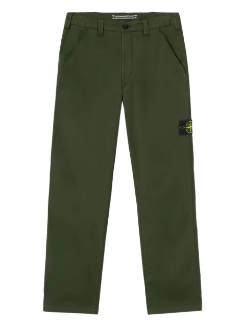 Stone Island logo-patch trousers