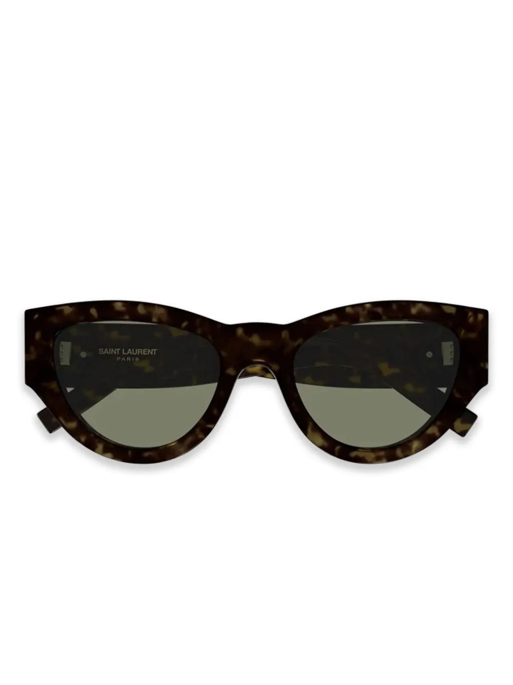 Saint Laurent Eyewear Zonnebril met cat-eye montuur Bruin