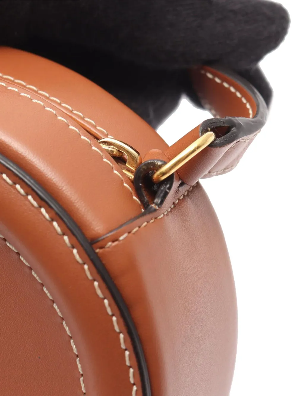 Celine Pre-Owned 2000-2025 Small Calfskin Cuir Triomphe Oval crossbody bag | Pre-Owned | Image 2