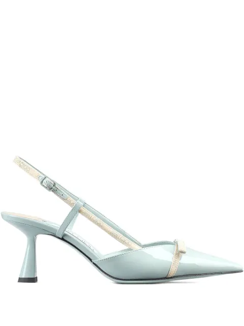 Jimmy Choo slingback leather pumps