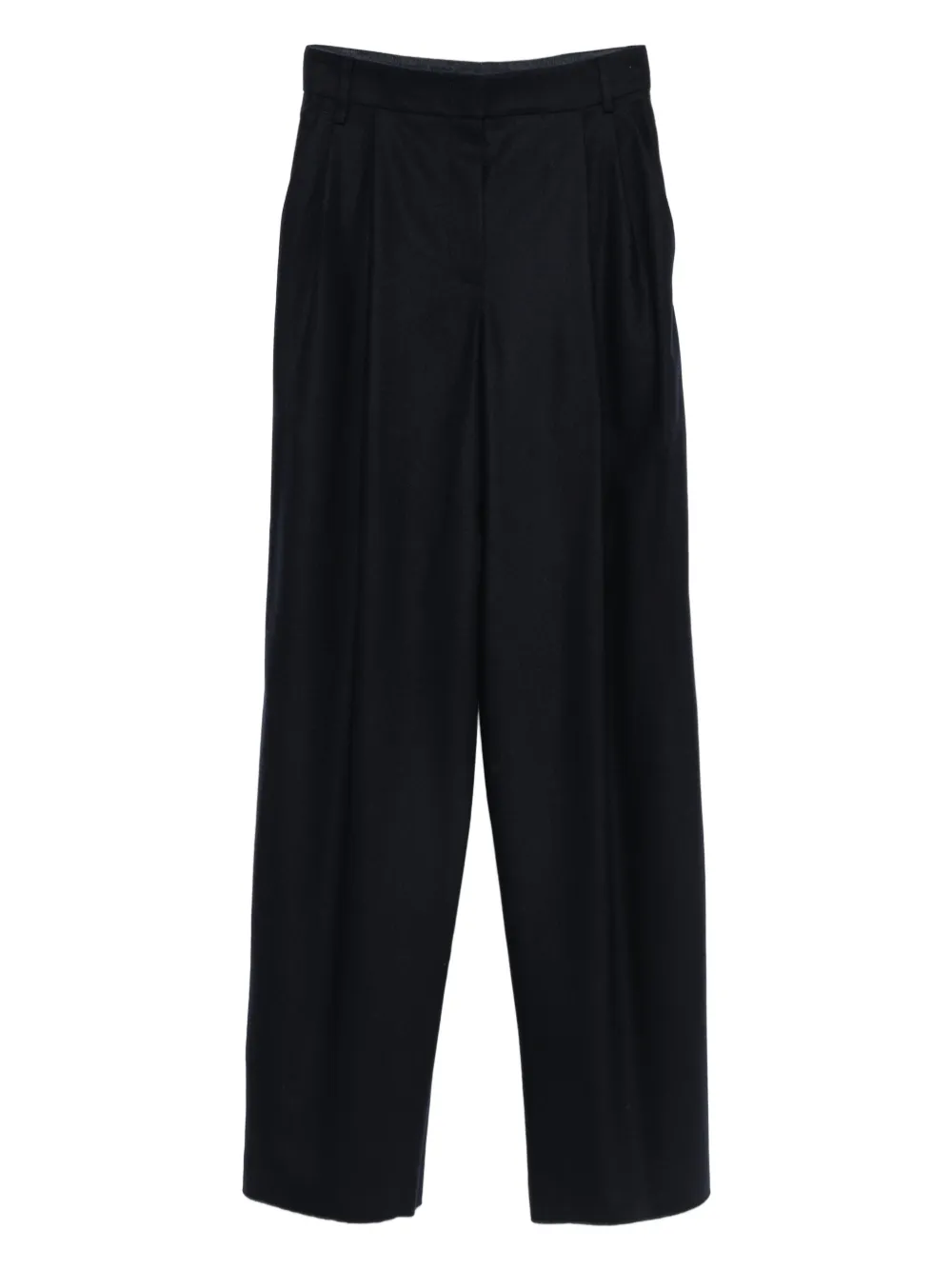 Emporio Armani 百褶长裤 | 黑色 | Image 1