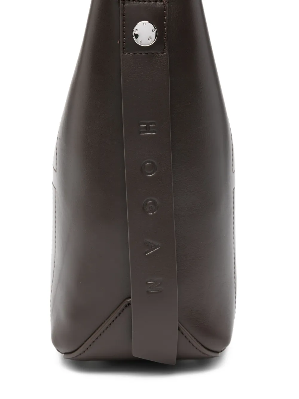 Hogan Kleine Hocket schoudertas met H-detail Bruin