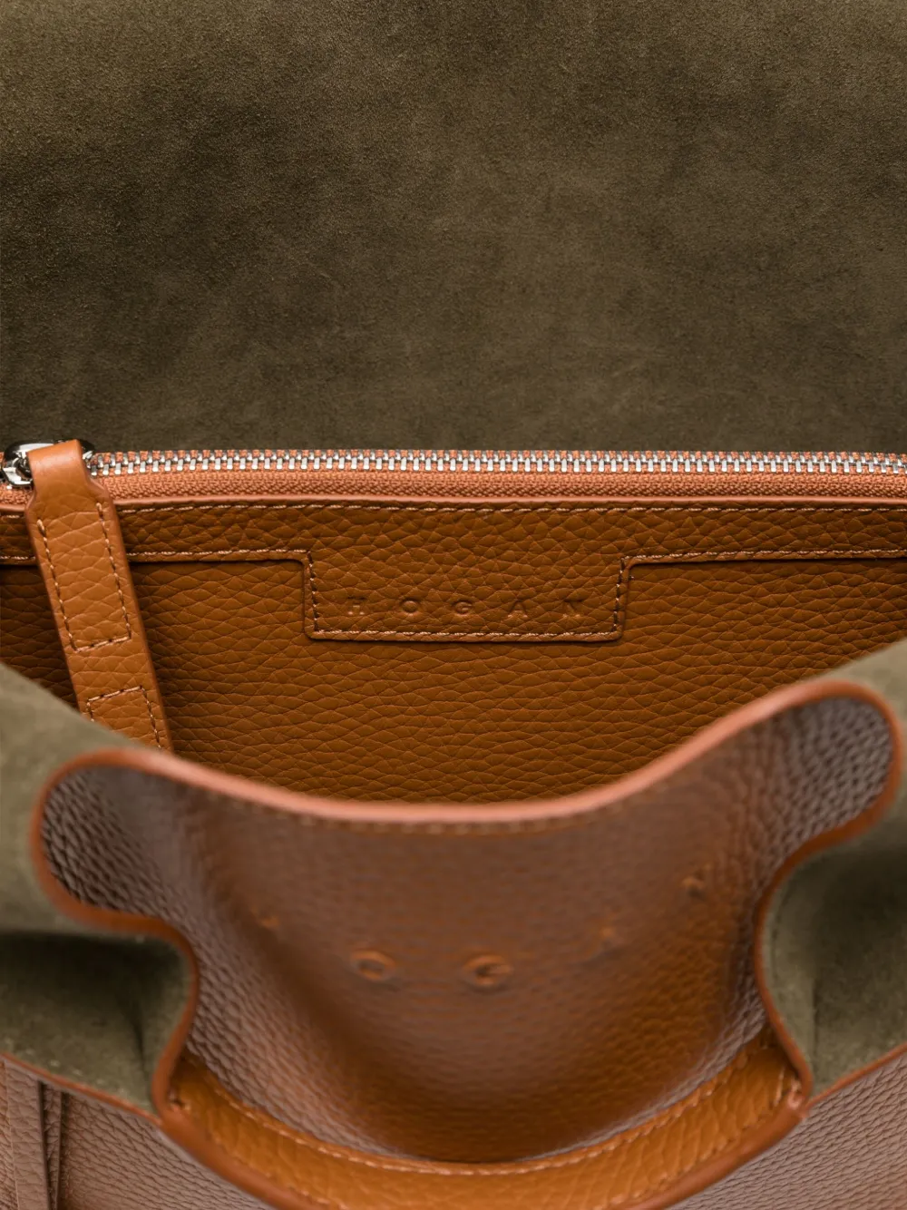 Hogan Shopper met logo-reliëf Bruin