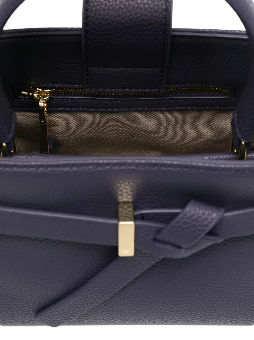 Emporio Armani Shopper met geknoopt detail en handvat Blauw