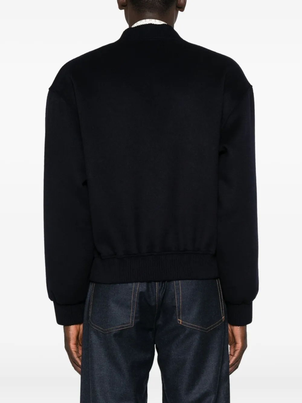 Emporio Armani Bomberjack met rits Blauw