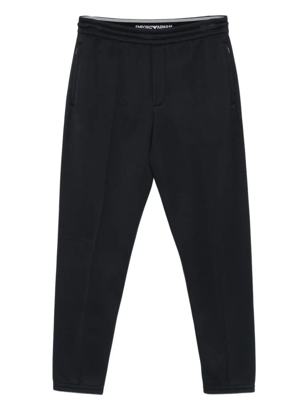 Emporio Armani elastic-waistband track pants | Blue | Image 1