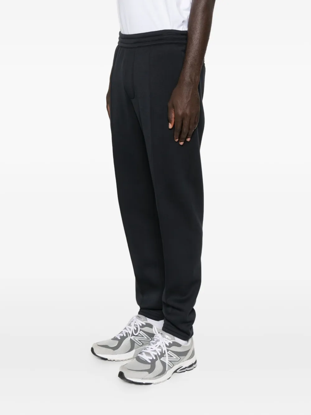 Emporio Armani Relaxed Fit Trousers Featuring Pockets In Blue