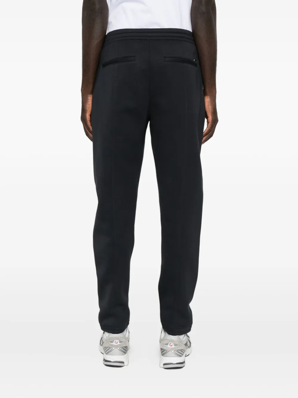 Emporio Armani Relaxed Fit Trousers Featuring Pockets In Blue