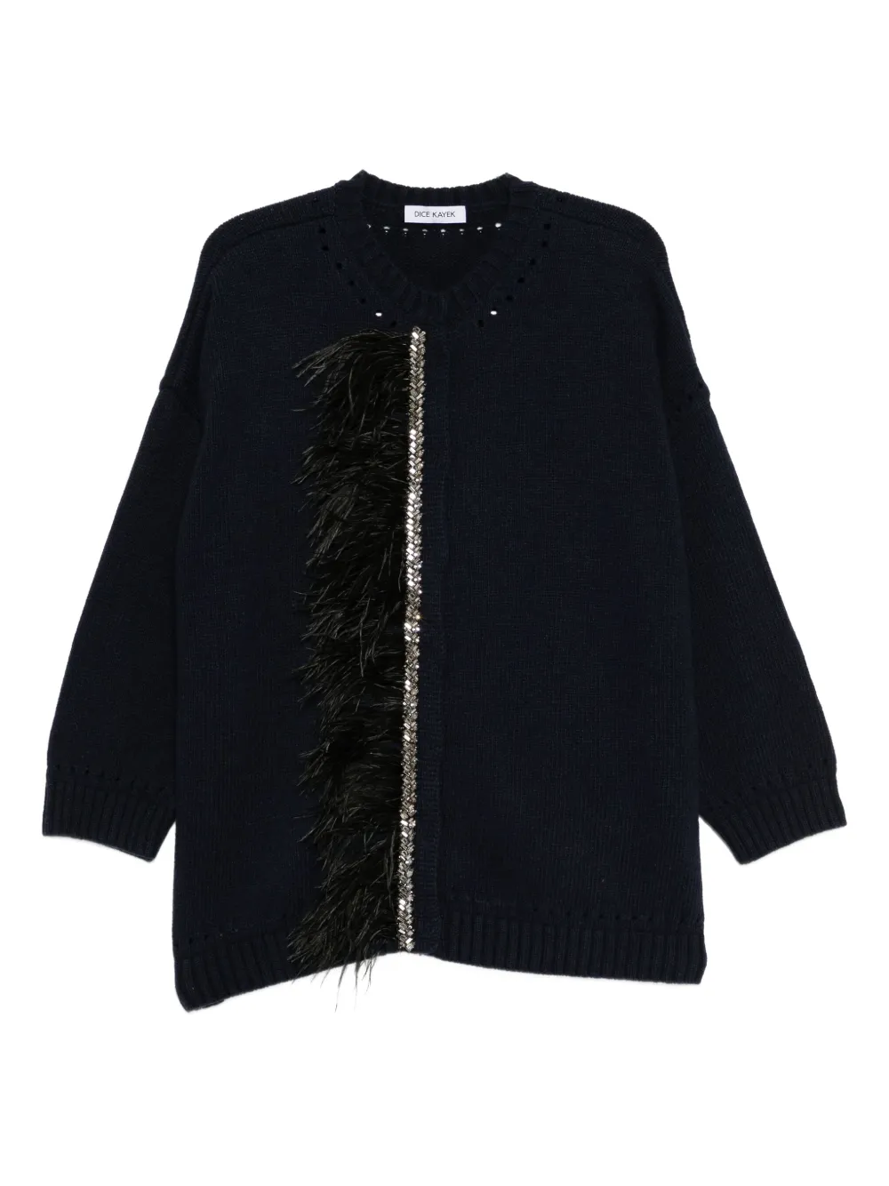 Dice Kayek cárdigan con detalles de cristal | azul | Image 1