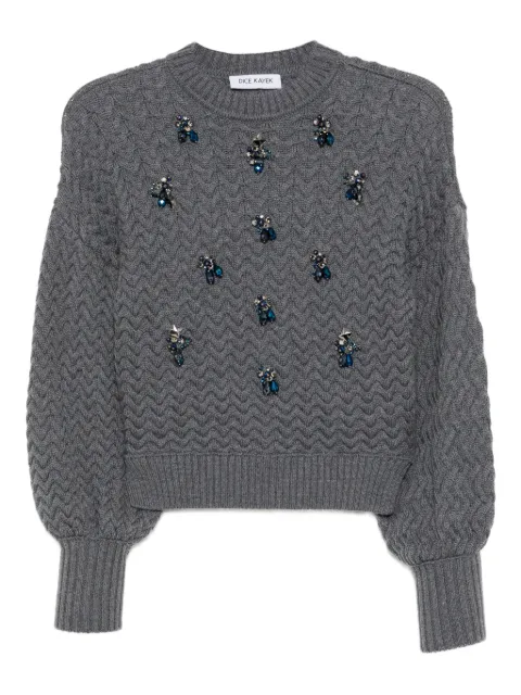 Dice Kayek crystal-embellished sweater