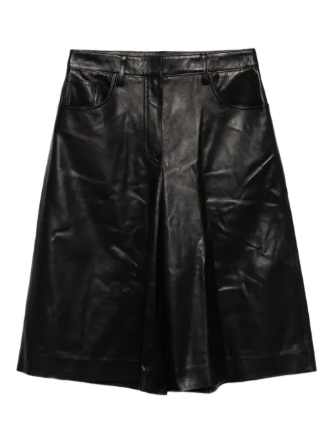 Juun.J leather shorts