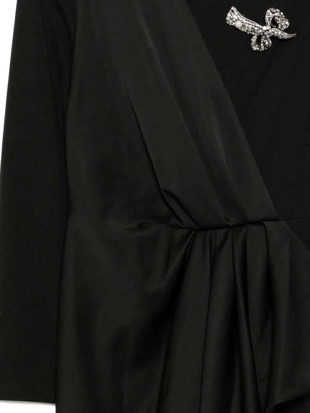 Dice Kayek Crystal-embellished Dress In Black
