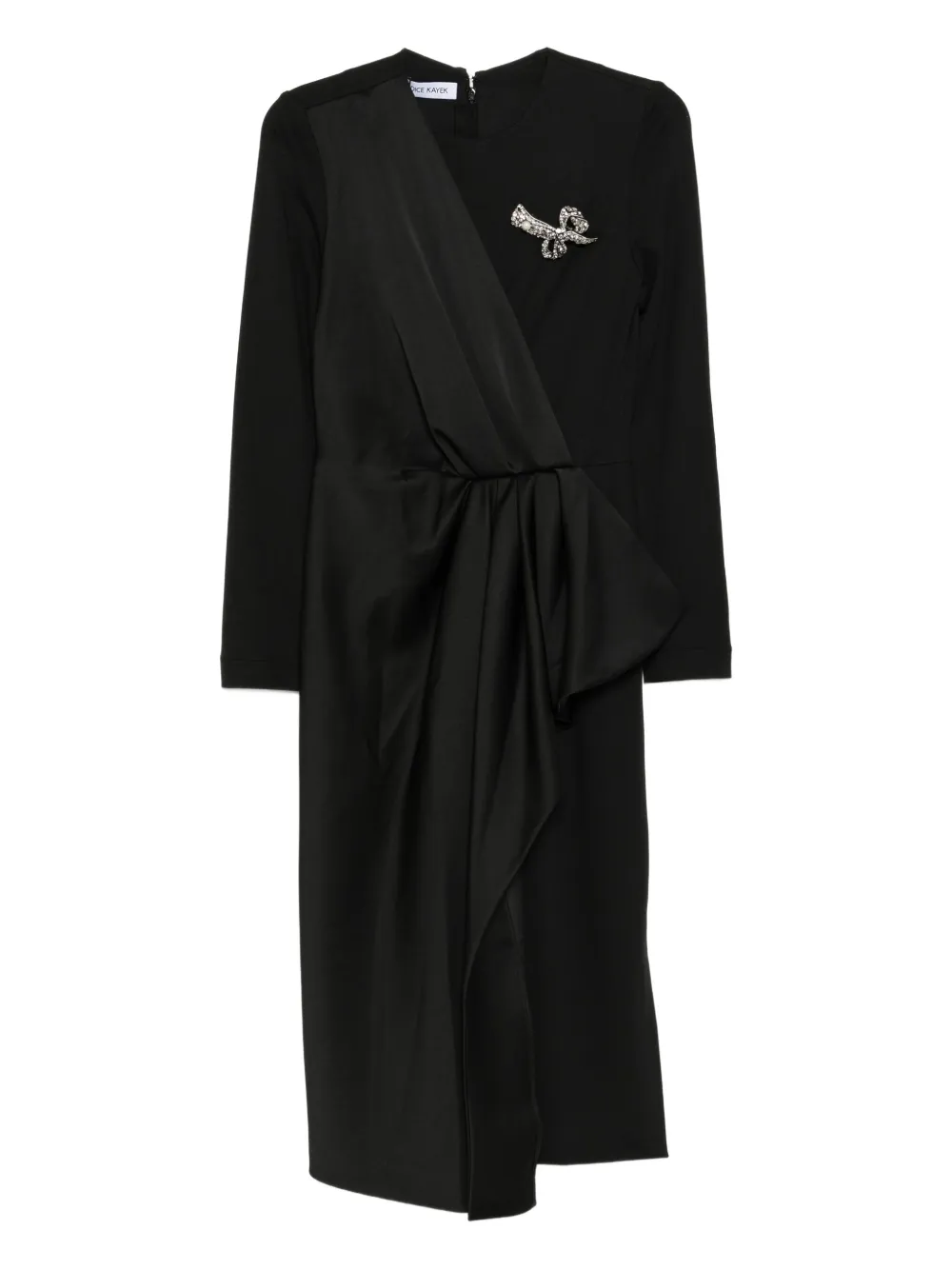 Dice Kayek robe à ornements en cristal | noir | Image 1