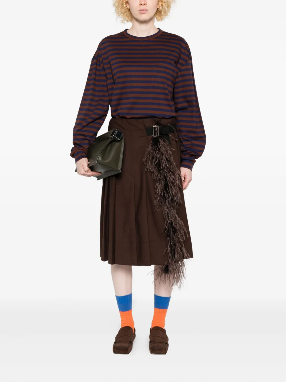 Plan C striped pocket-detail T-shirt | T-Shirts & Jersey Shirts | Image 2