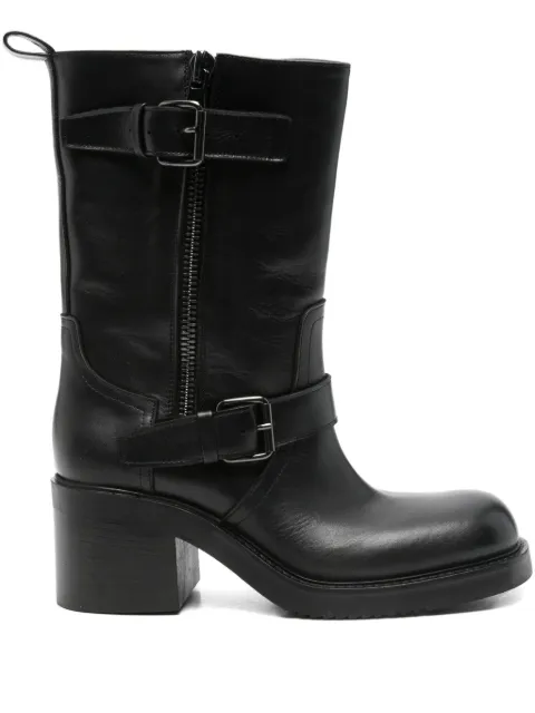 Elena Iachi leather zip boots