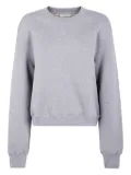 By Malene Birger embroidered-logo crew-neck sweatshirt - Grey