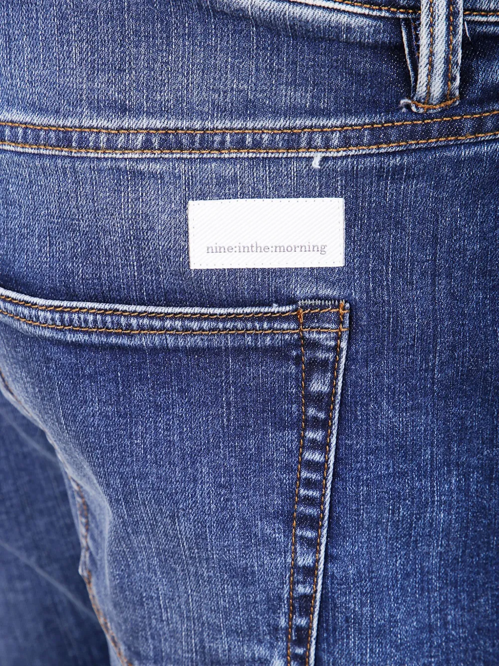 Nine In The Morning Katoenen jeans met vijf zakken Blauw