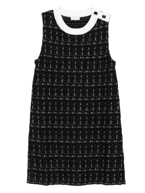 LIU JO tweed sleeveless mini dress
