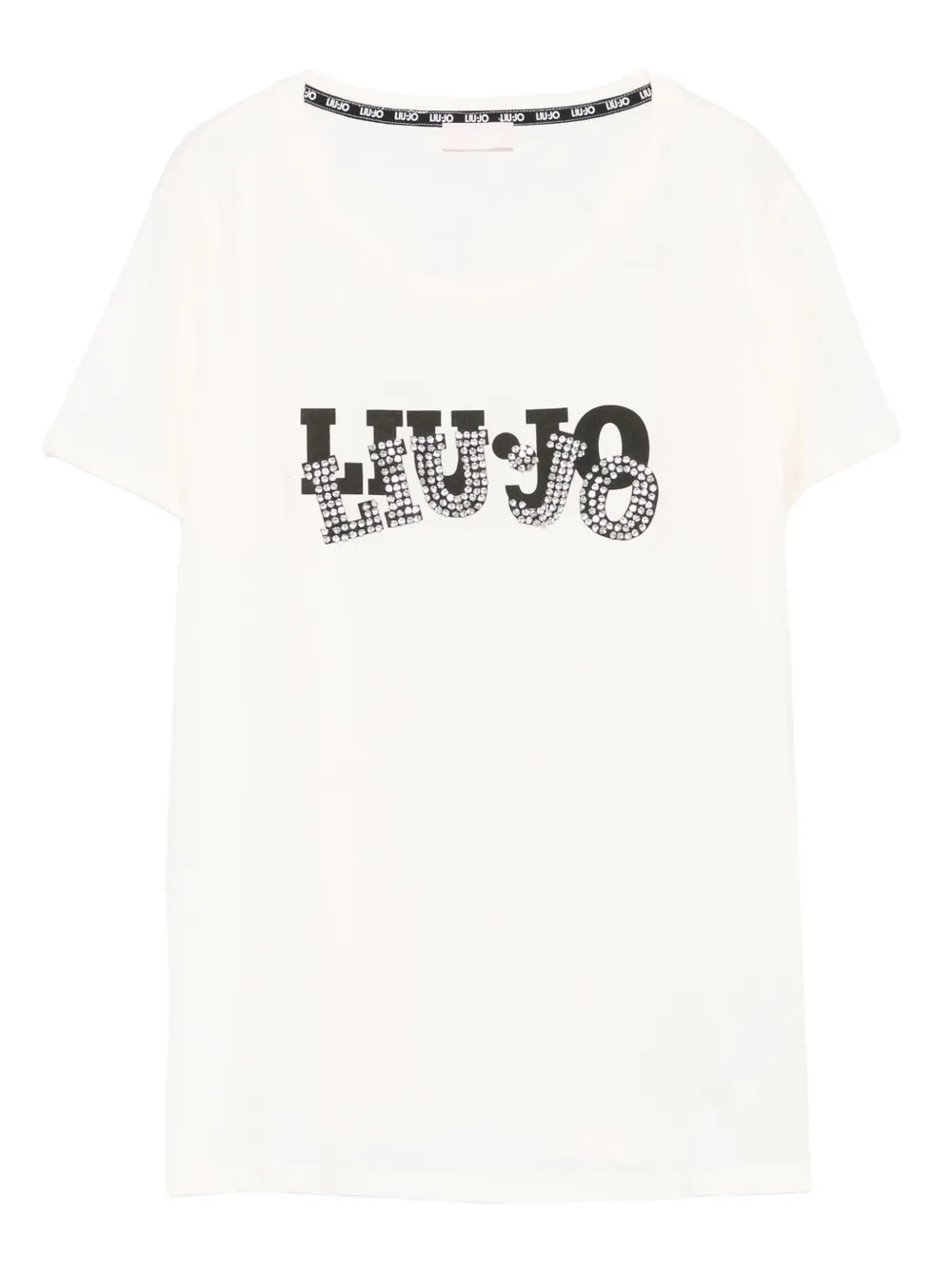 LIU JO embellished logo T-shirt | White | Image 1