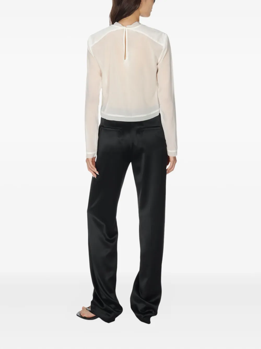 The Garment Sage blouse met lange mouwen Wit