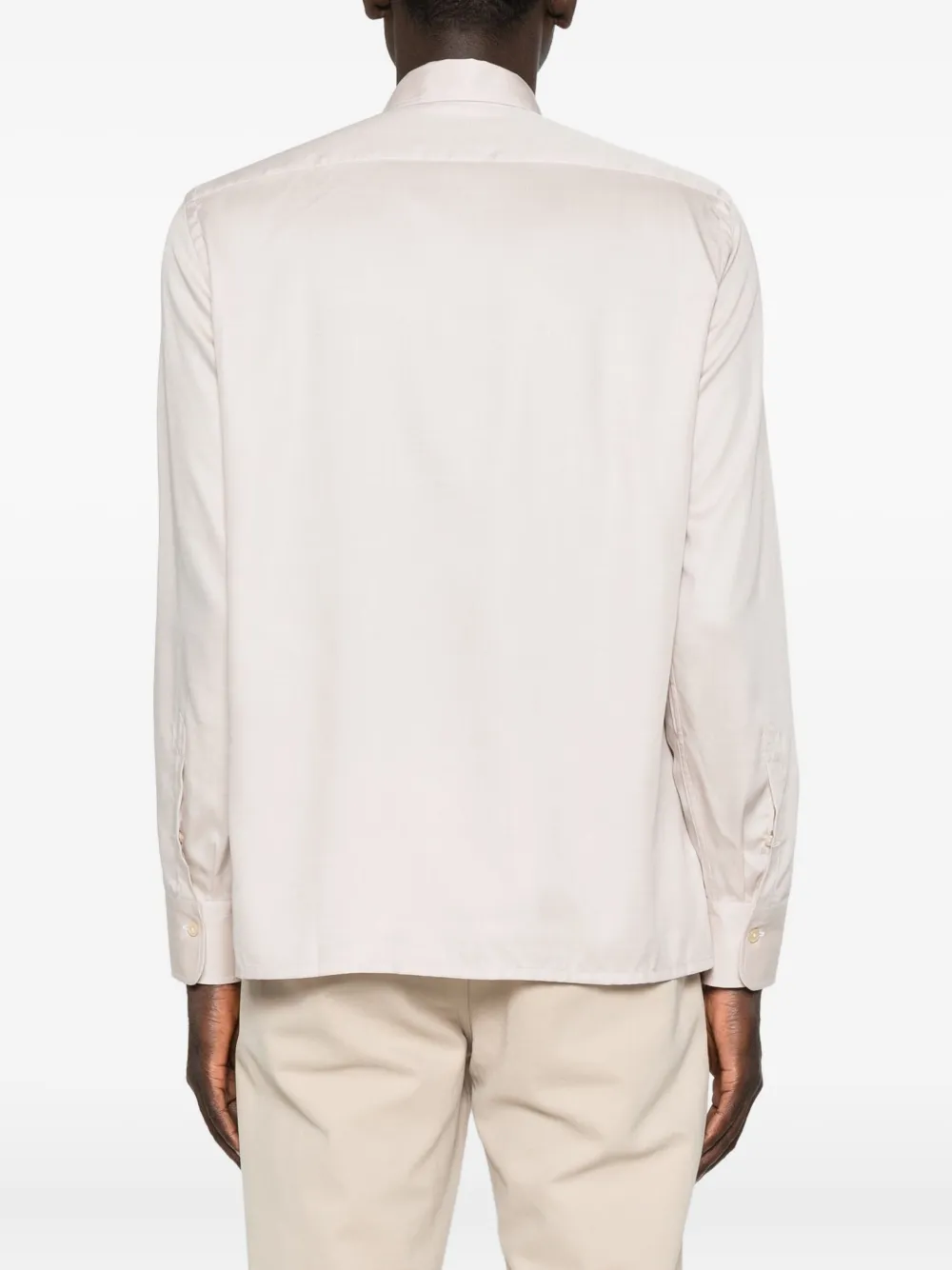 Alessandro Gherardi Long-sleeve Button-down Shirt In Gold