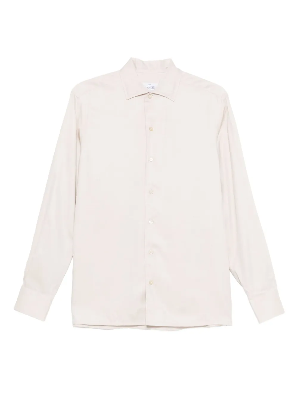 Alessandro Gherardi Long-sleeve Button-down Shirt In Gold