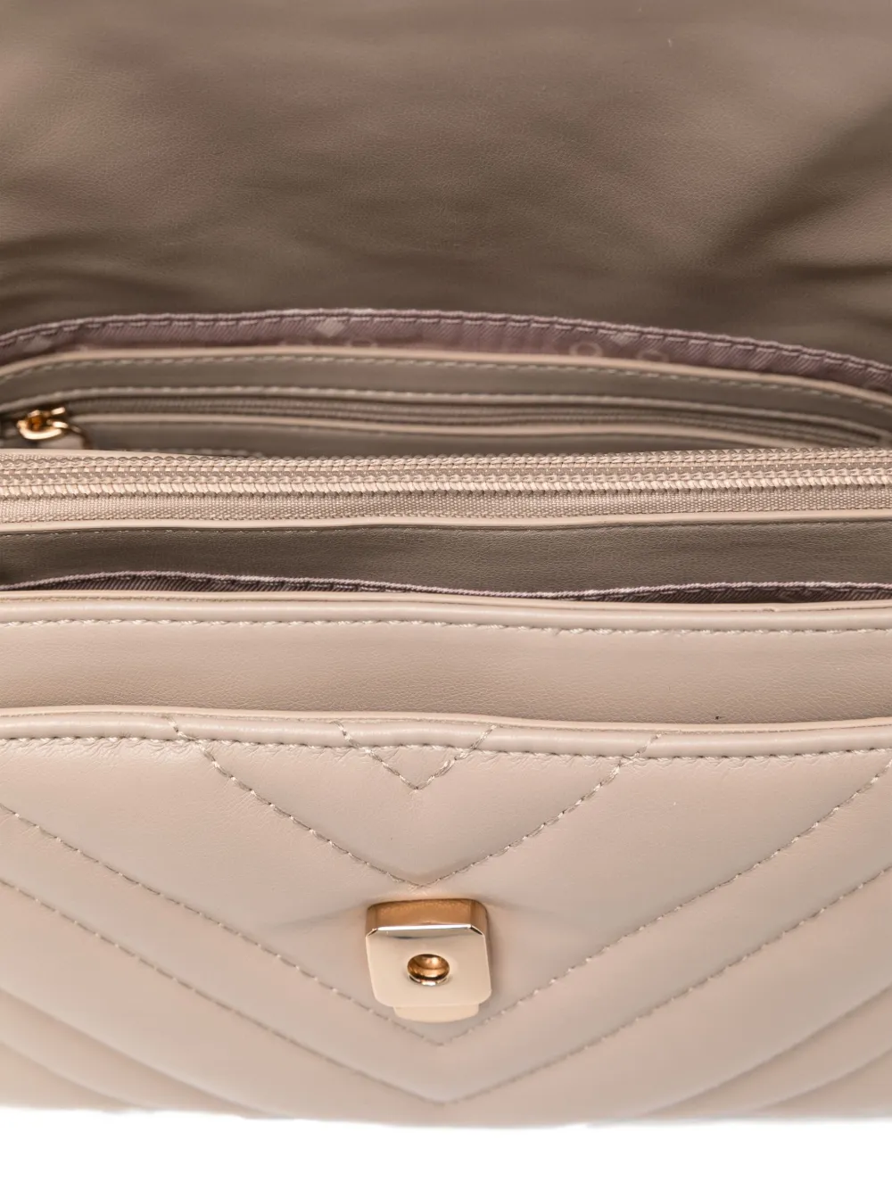 Liu •jo Quilted Shoulder Bag In Neutral