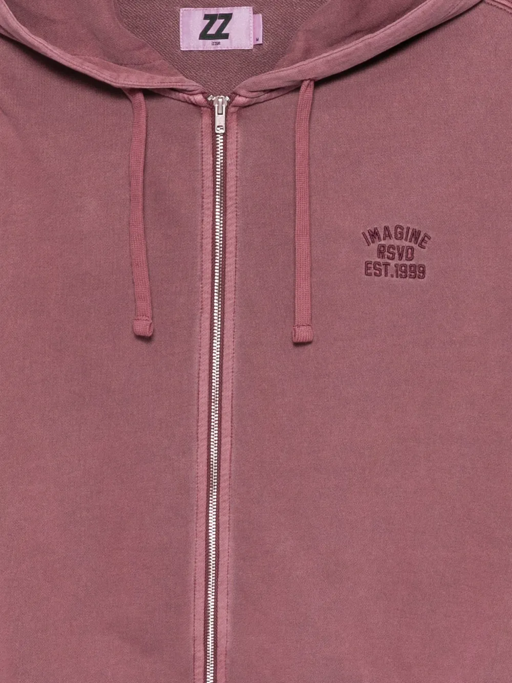 Izzue Logo-embroidered Hoodie In Pink