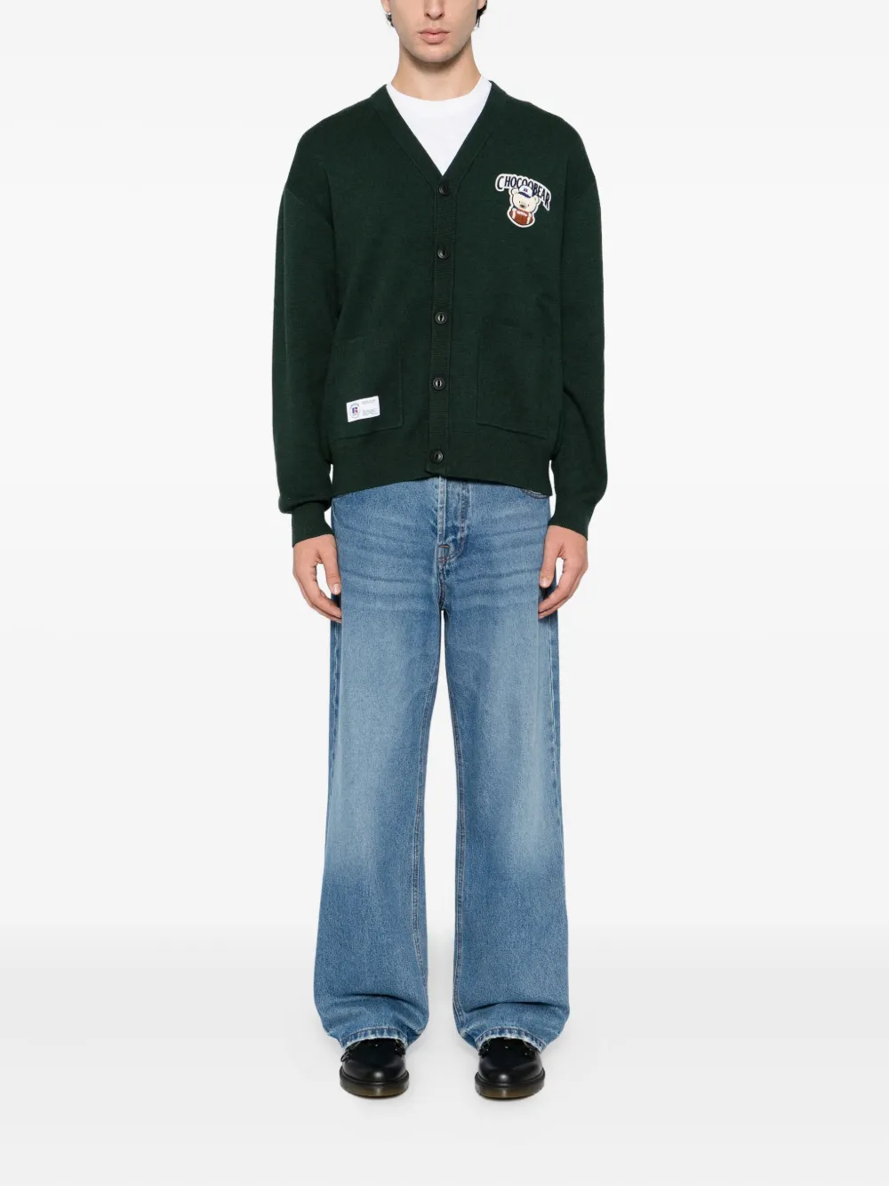 CHOCOOLATE logo appliqué cardigan | Cardigans | Image 2