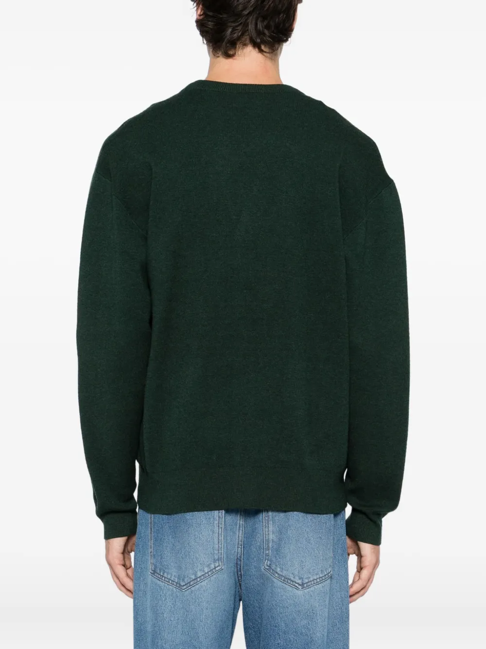 Chocoolate Logo Appliqué Cardigan In Green