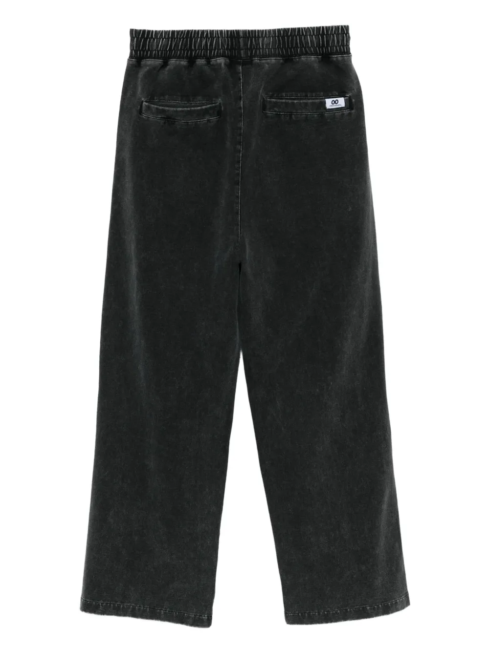 CHOCOOLATE Broek met geborduurde puppy - Grijs