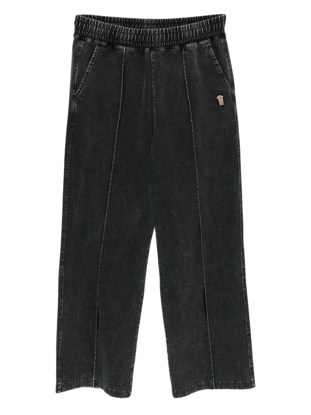 CHOCOOLATE pantalon à broderie chiot | gris | Image 1