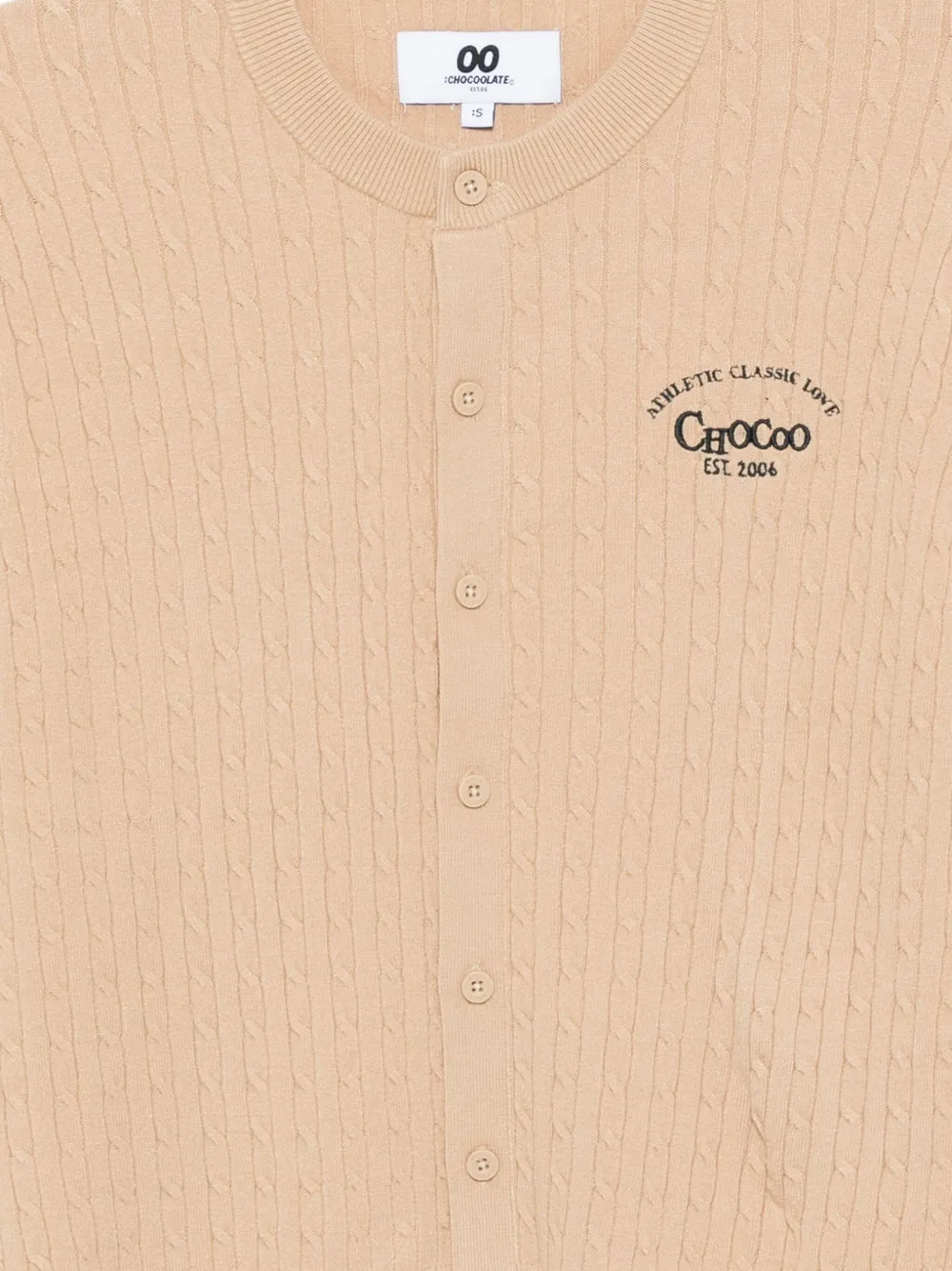 Chocoolate Logo-embroidered Cardigan In Multi