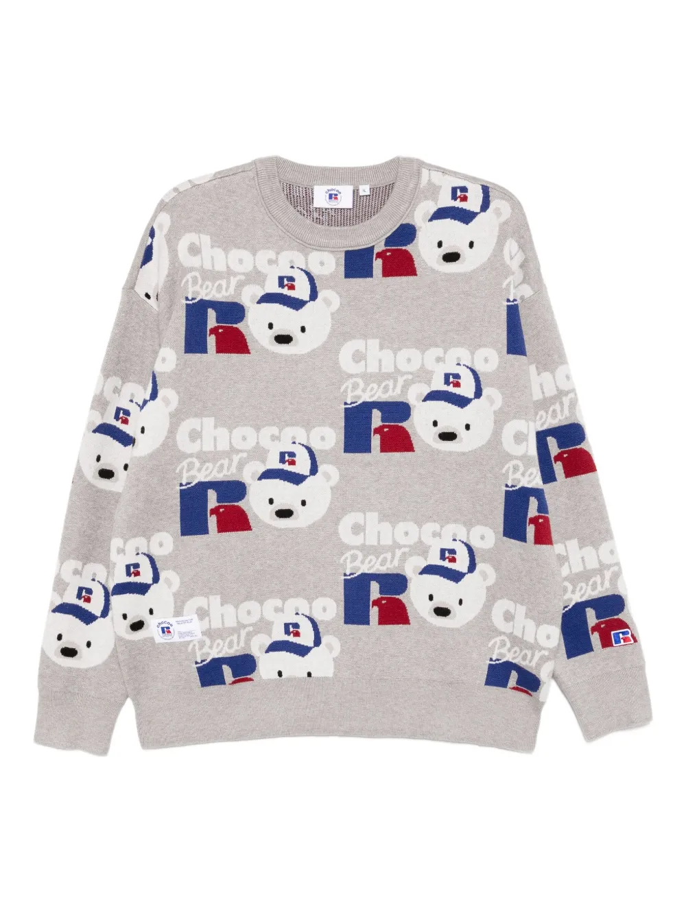 Chocoolate Logo-knitted Jumper In Gray