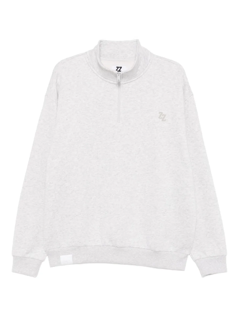 Izzue Logo Embroidered Sweater In Gray