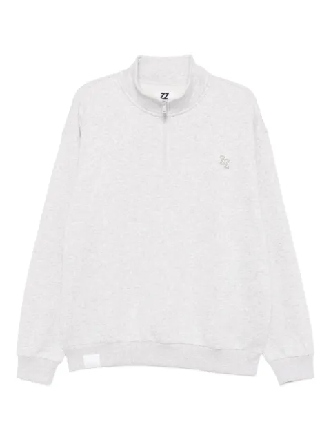 izzue logo embroidered sweater
