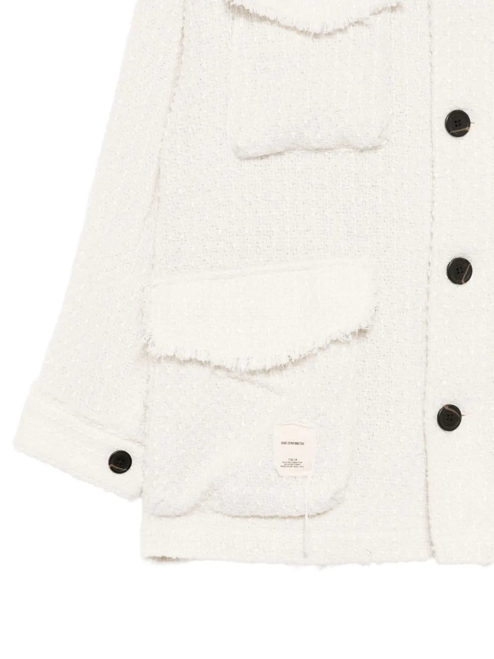 FIVE CM Shirtjack met logopatch Beige